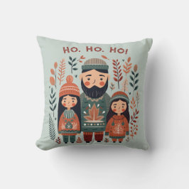 Hygge Julskandinaviska Mysiga familjen Kudde