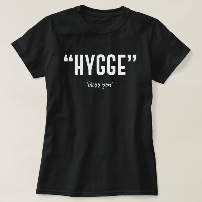 Hygge mörkT-tröja Tröja (Design framsida)