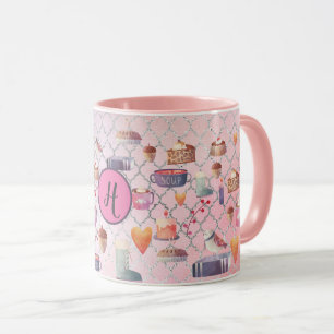 Hygge Mugg Mysigt Life Personlig Folkart Rosa