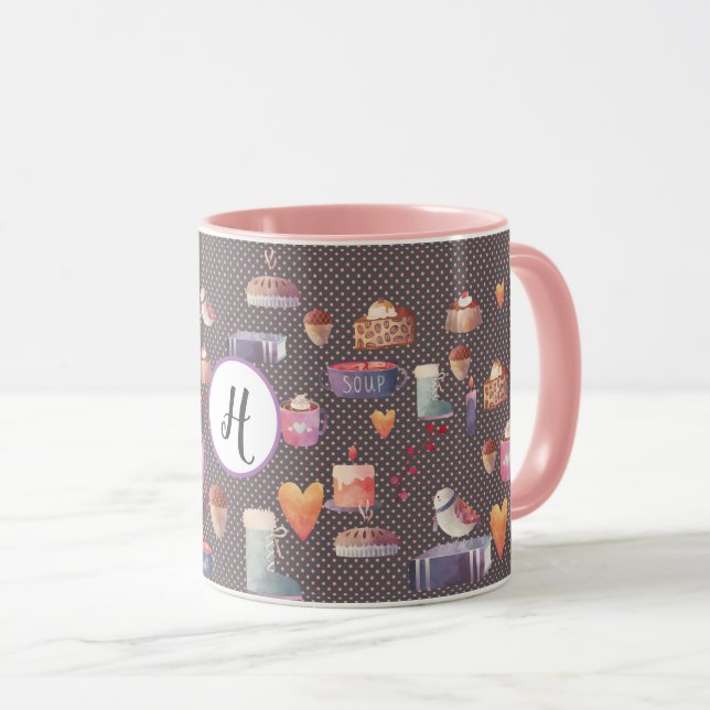 Hygge Mugg Mysigt Life Personlig Söt Folk Art (Framsida höger)