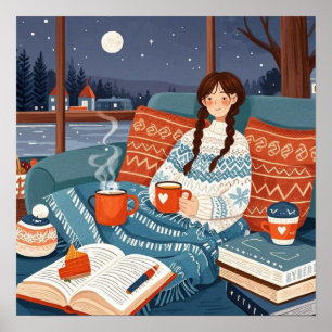 Hygge Mysigt natt _ Firar mysiga nätter Poster