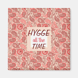 HYGGE Mysigt Rosa Paisley Magnet