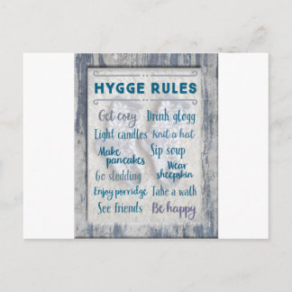 Hygge Regeln Vykort