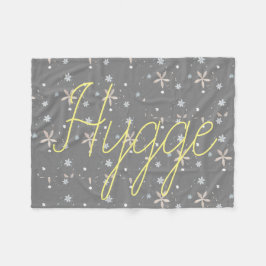 Hygge Snö Flowers Fleecefilt