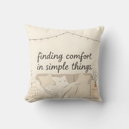 Hygge Throw Pillow | Cozy Scandinavian Home Decor Kudde