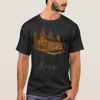 Hygge-utformning av Mysiga hytter efter träskdörra T Shirt
