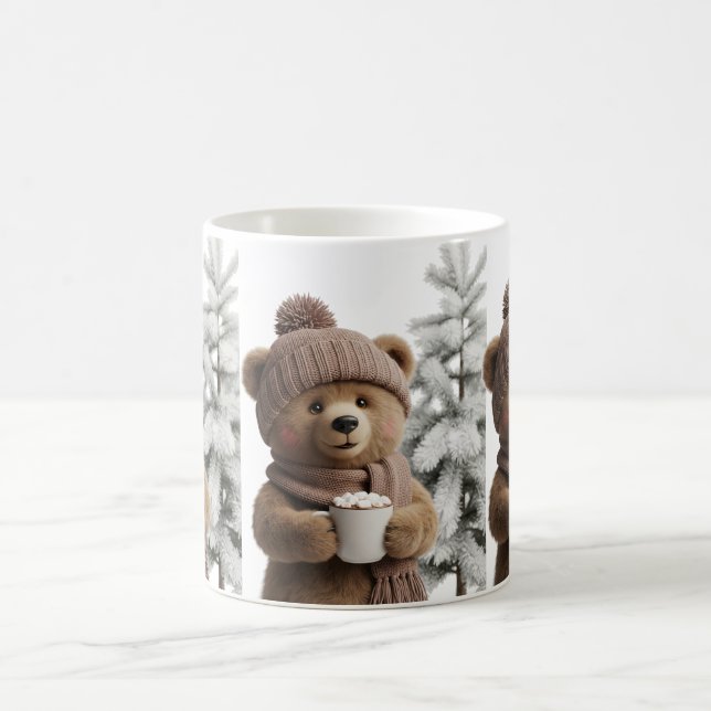 Hygge Winter Bear - Sweet Cocoa Lover Kaffemugg (Center)