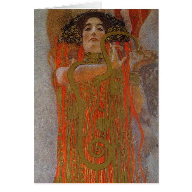 Hygieia 1900-7 hälsningskort (Framsidan)