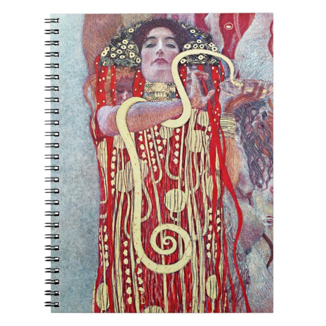 Hygieia av Gustav Klimt Anteckningsbok (Framsidan)