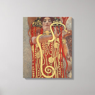 Hygieia av Gustav Klimt Canvastryck