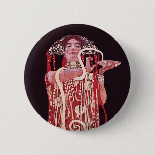 Hygieia av Gustav Klimt Knapp