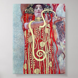 Hygieia av Gustav Klimt Poster
