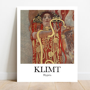 Hygieia av Gustav Klimt Poster