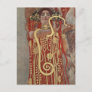 Hygieia av Gustav Klimt, Vintage Art Nouveau Vykort