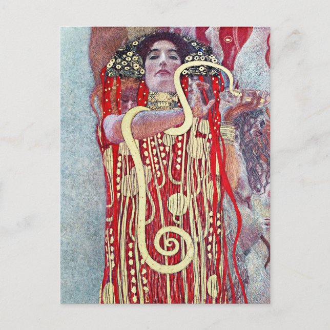 Hygieia av Gustav Klimt Vykort (Framsida)