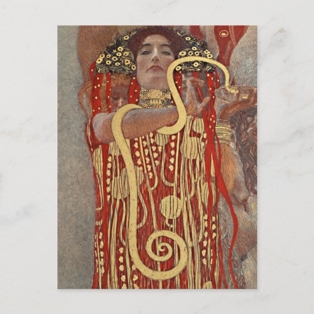 Hygieia av Gustav Klimt Vykort (Framsida)