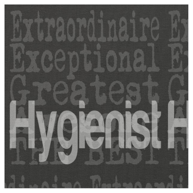 Hygienist Extraordinaire Tyg (Närbild)