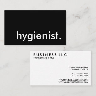 hygienist. visitkort