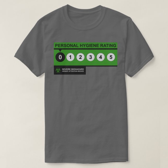 Hygienklassificering ZERO T Shirt (Design framsida)