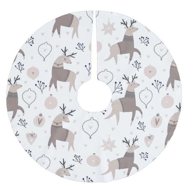 Hygnstenshölje från julgran julgransmatta borstad polyester (Framsidan)