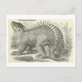 Hylaeosaurus Dinosaurier Illustration Vykort