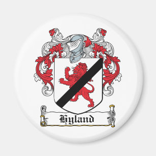 Hyland familjvapensköld magnet