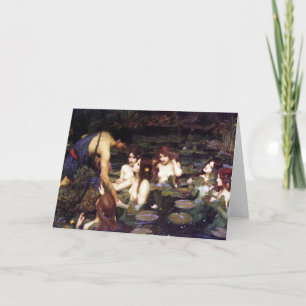 Hylas och Nymphs av John William Waterhouse Tack Kort