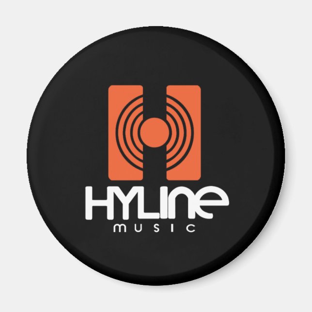 Hyline Music Magnet Black / Orange (Framsidan)