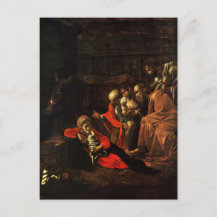 Hyllning av herdar av Caravaggio vykort