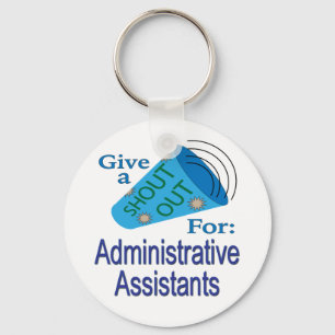 Hyllning till administrativa assistenter nyckelring