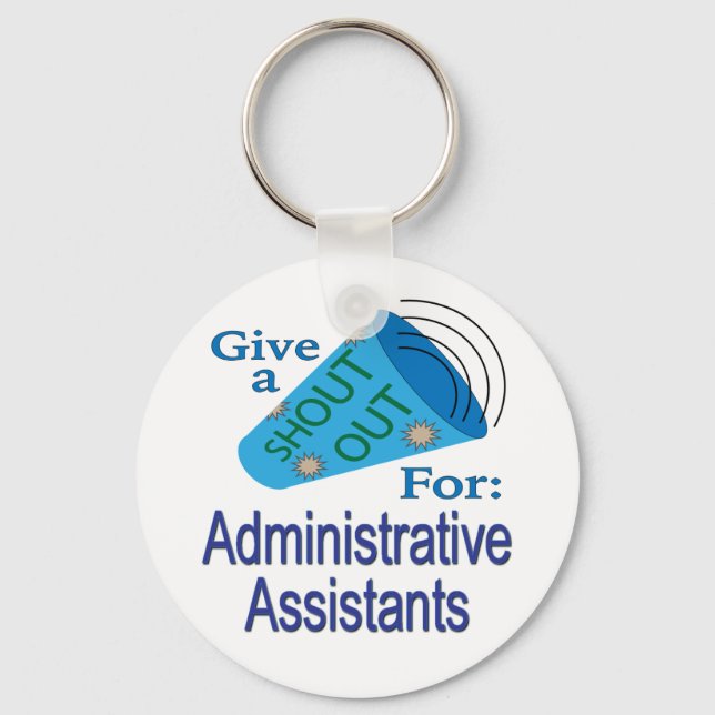 Hyllning till administrativa assistenter nyckelring (Framsida)