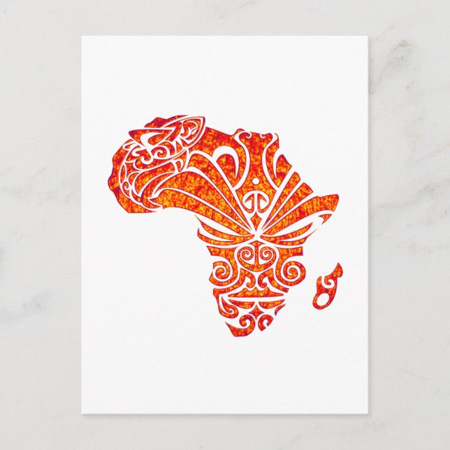 Hyllning till Afrika Vykort (Framsida)