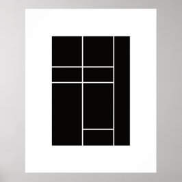 Hyllning till Mondrian 1.2 Poster