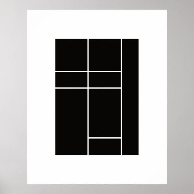 Hyllning till Mondrian 1.2 Poster (Framsidan)