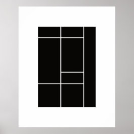 Hyllning till Mondrian 1.3 Poster