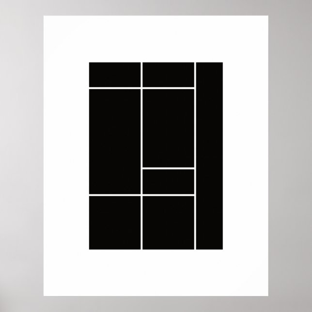 Hyllning till Mondrian 1.3 Poster (Framsidan)