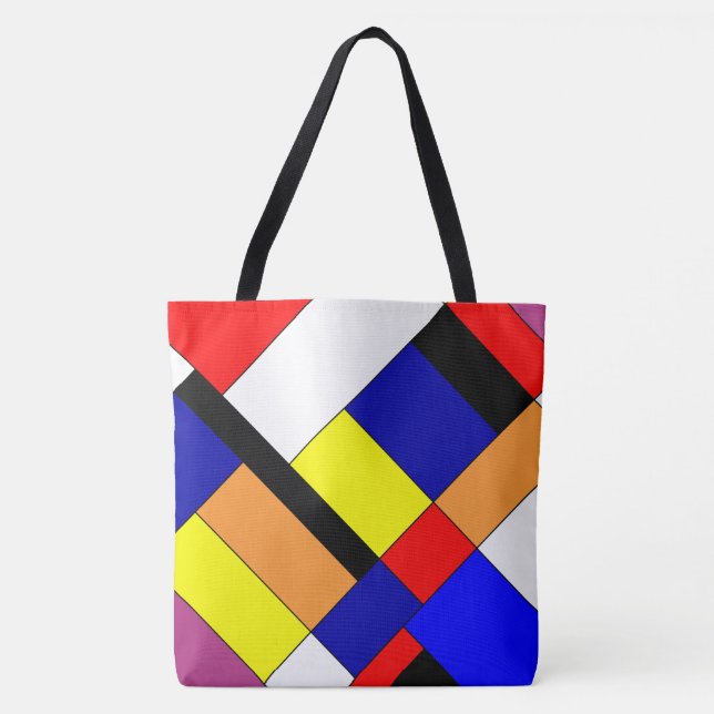 Hyllning till Mondrian Tygkasse (Framsida)