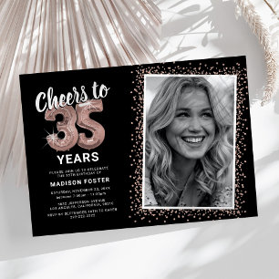 Hyllning till The Years 35-årsjubileumsfoto Inbjudningar