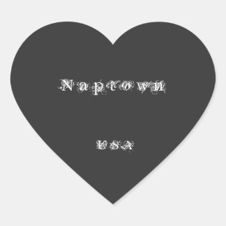 Hylsa för golvbeläggning i handväska, fyrkantiga k hjärtformat klistermärke