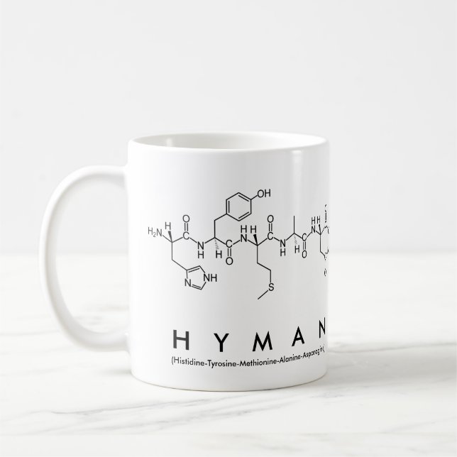 Hyman peptide namn mugg (Vänster)