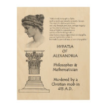 Hypatia av den Alexandria quotationen