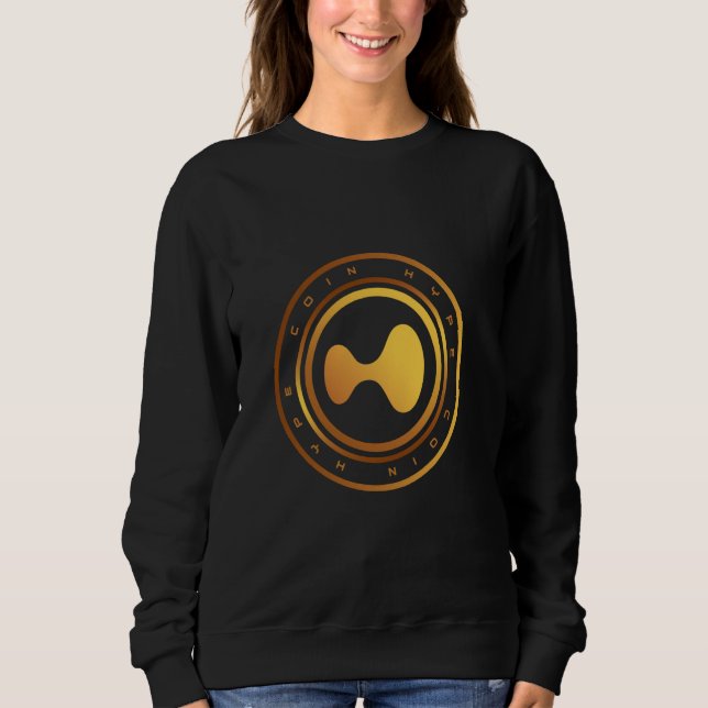 HYPE krypto Digital mynt Hyperliquid Blockchain ti T Shirt (Framsida)
