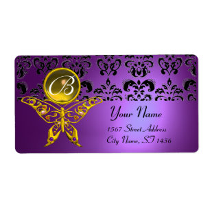 HYPER BUTTERFLIT MONOGRAM lila Dammusch topaz Fraktsedel