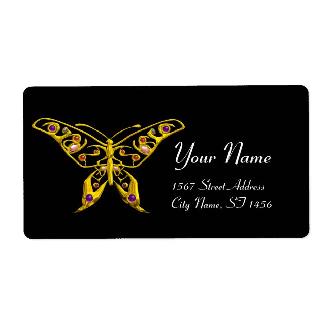 HYPER BUTTERFLY Black Fraktsedel (Framsidan)