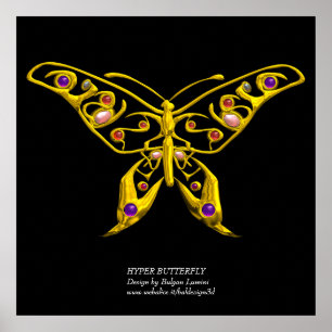 HYPER BUTTERFLY,kolossal storlek Poster