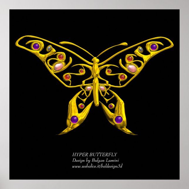 HYPER BUTTERFLY,kolossal storlek Poster (Framsidan)