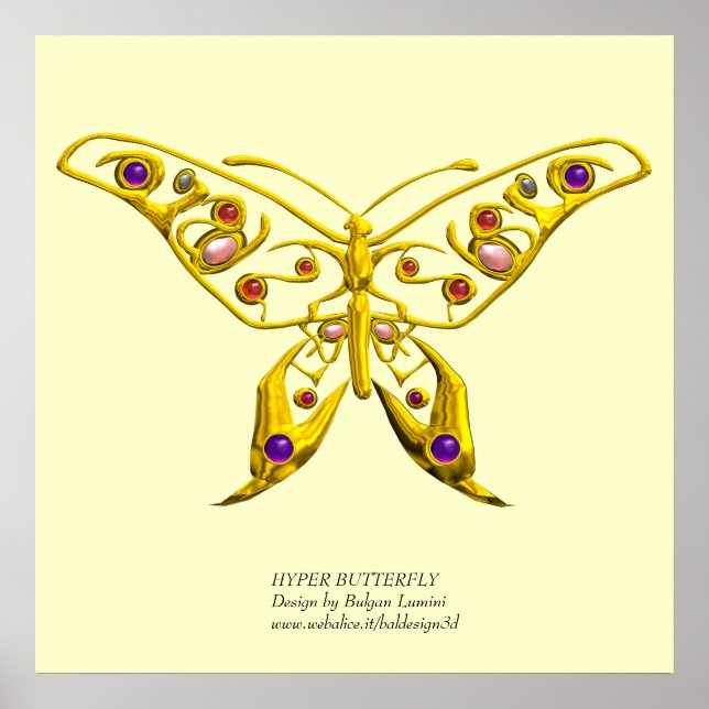 HYPER BUTTERFLY,kolossal storlek Poster (Framsidan)