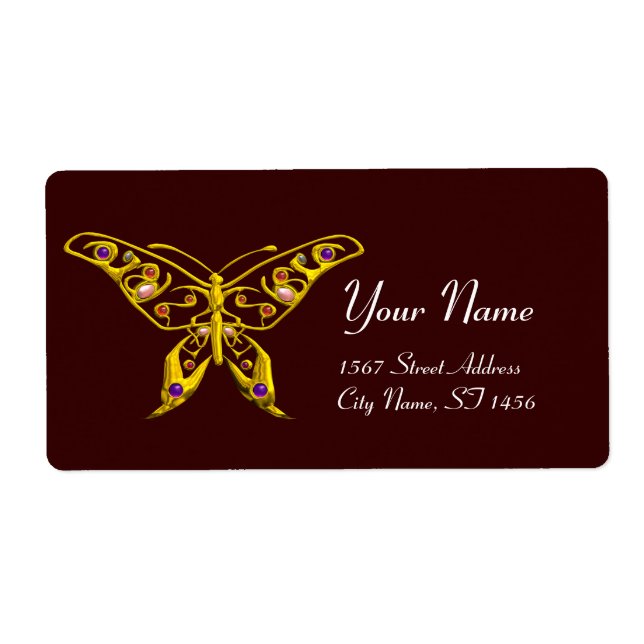 HYPER BUTTERFLY Red Fraktsedel (Framsidan)