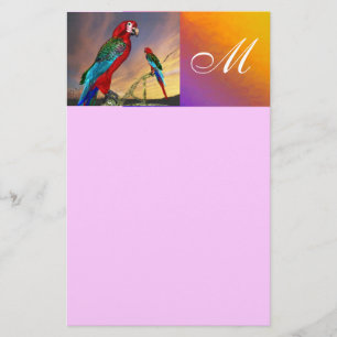 HYPER-DELAR/RED ARA MONOGRAM, rosa Brevpapper