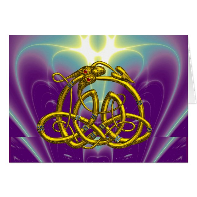 HYPER DRAGON HÄLSNINGSKORT (Framsidan Horizontal)